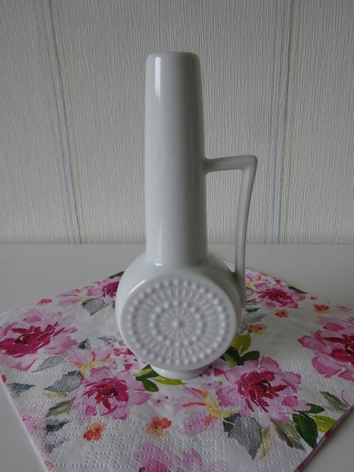 Vintage Vase weiß mit Henkel Royal Bavaria KPM 60er/70er Jahre in Preetz