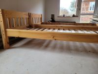 2 Betten , Holz mit Lattenrost Mecklenburg-Vorpommern - Wustrow Vorschau