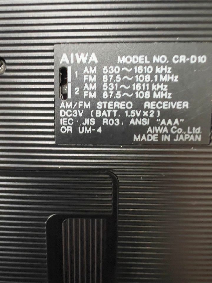 Stereo Receiver AIWA CR-D10 in St. Johann