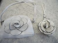 Handtasche und Geldbeutel, "Rose", weiß Rheinland-Pfalz - Mainz Vorschau