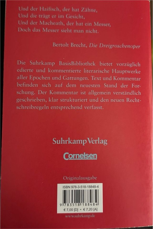 Die drei Groschen Oper: der Erstdruck 1928 in Tauberbischofsheim