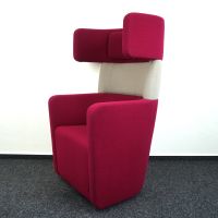 Bene Parcs Wing Chair Design Sessel | Drehbar | Rot | Grau Emsbüren - Mehringen Vorschau