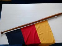 Flaggenstock Fahnenstock mit Deutschlandflagge, Teak Holz 122 cm Bremen - Huchting Vorschau