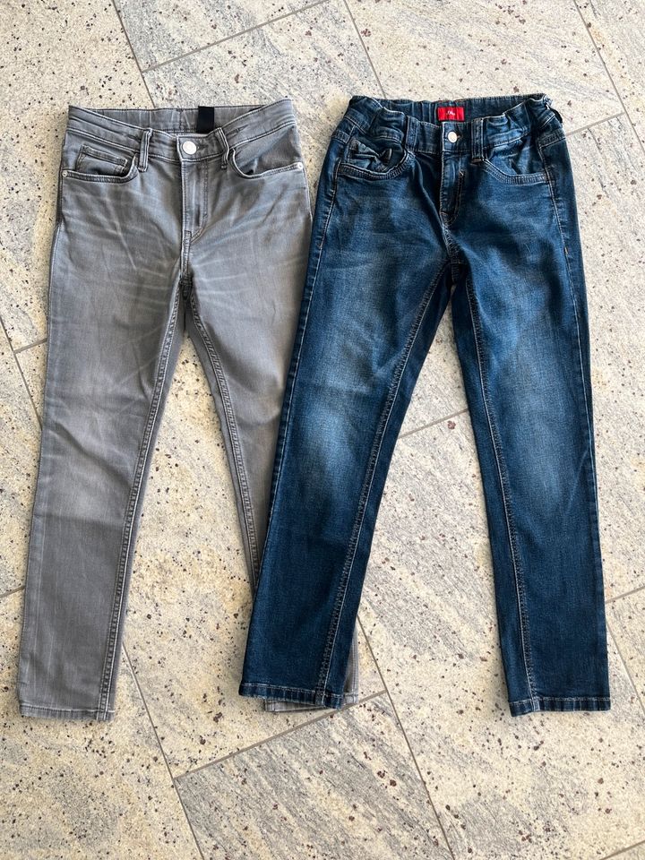 Jeans Gr 140 s. Oliver Slim + H&M skinny Setpreis in Wesel