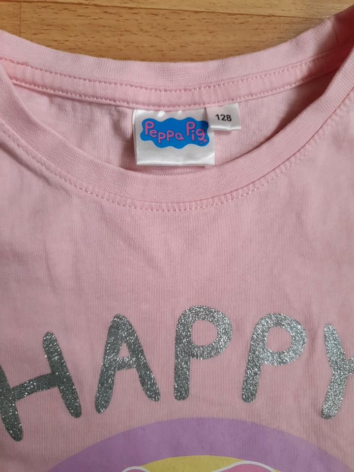 Langarmshirt Gr. 128 Peppa Pig in Leipzig