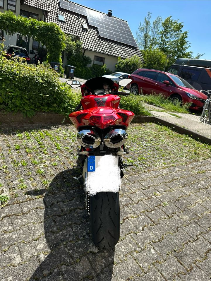 Ducati 848 - rot - Scheckheft gepflegt in Frankfurt am Main