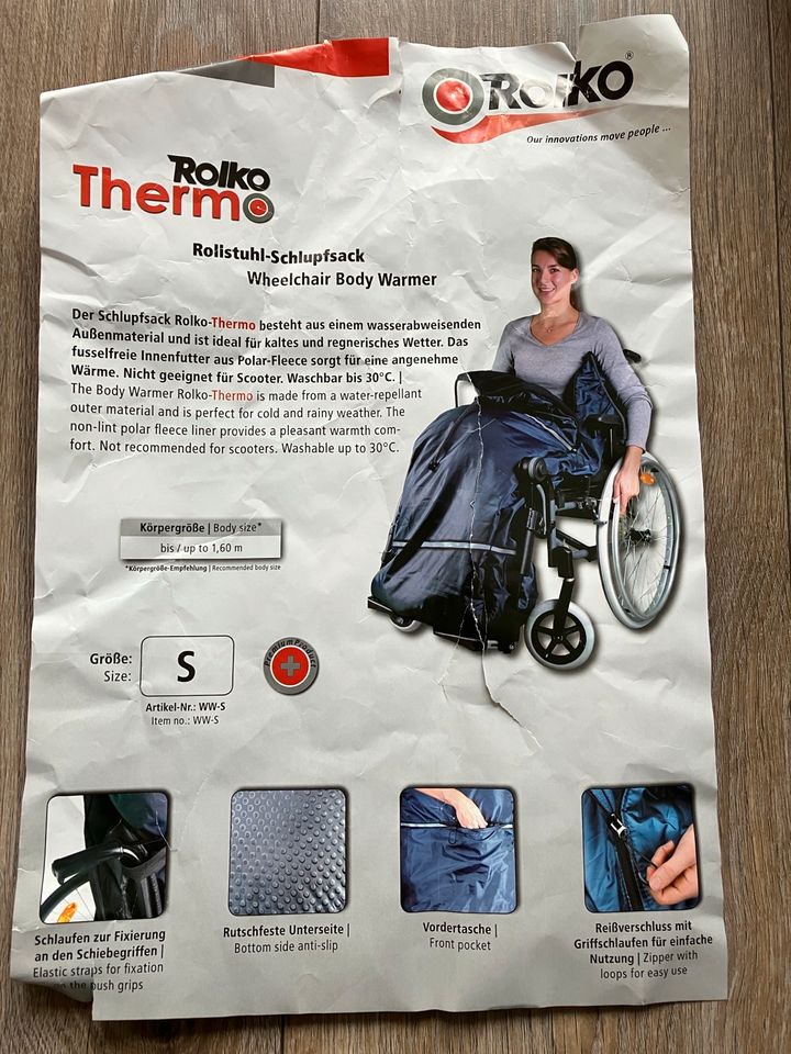 Rollstuhl Schlupfsack Rolko Thermo S in Oberhausen