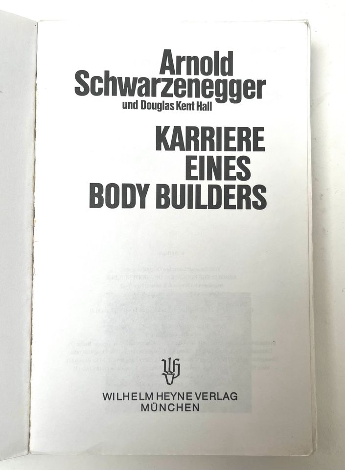 Schwarzenegger Karriere eines Bodybuilders ISBN: 3-453-41625-2 in Schwarme