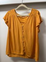 Senffarbene Kurzarm-Bluse von About You - Gr. M Niedersachsen - Lindwedel Vorschau