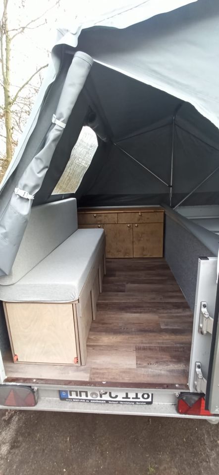 Camper Anhänger ausgebauter Klappcaravan von PureCamping in Hamburg