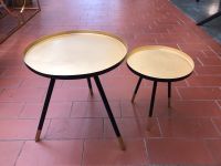 2er Set Beistelltisch Tisch Nachttisch Blumentisch Gold/Schwarz Neustadt - Hohentor Vorschau