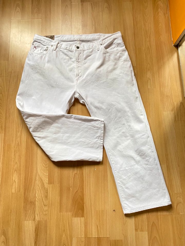 Polo Ralph Lauren W48 L30 Jeans Gerades Bein Logo Übergröße Top in Berlin