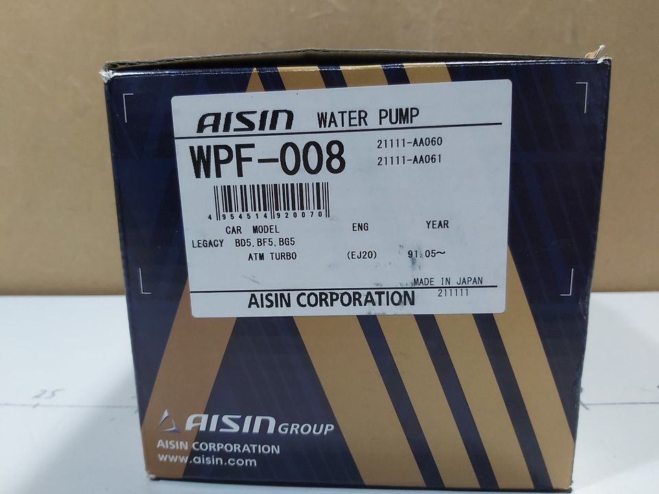 Wasserpumpe Subaru Legacy Forester Outback Impreza, AISIN WPF-008 in Wuppertal