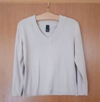 Damen Pullover, Gr.40, Heine, Baumwolle, beige, V-Ausschnitt Nordrhein-Westfalen - Troisdorf Vorschau