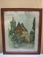 Bild Aquarell Rothenburg ob der Tauber Hans Böhme Hamburg-Nord - Hamburg Eppendorf Vorschau