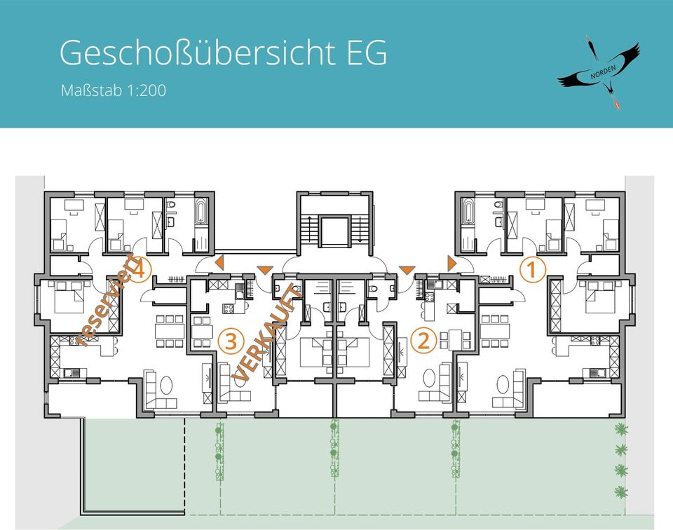 Leistbarer Familientraum | 4-Zimmer-Wohnung im Erdgeschoss mit Garten in Ichenhausen