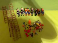 Playmobil Feuerwehr-Set Feuerwehrmänner Leitern Figuren Werkzeug Bayern - Schnaitsee Vorschau