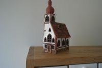 ausgefallene Keramikkirche Teelichthalten Handarbeit 70er Trödel Hessen - Künzell Vorschau