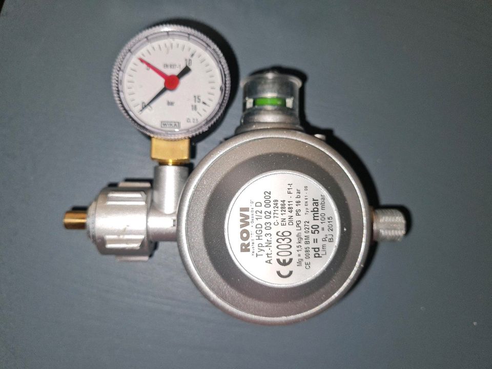 [ HGD 1/2 D ] Gas-Druckregler mit doppelter Überdrucksicherung in Einbeck