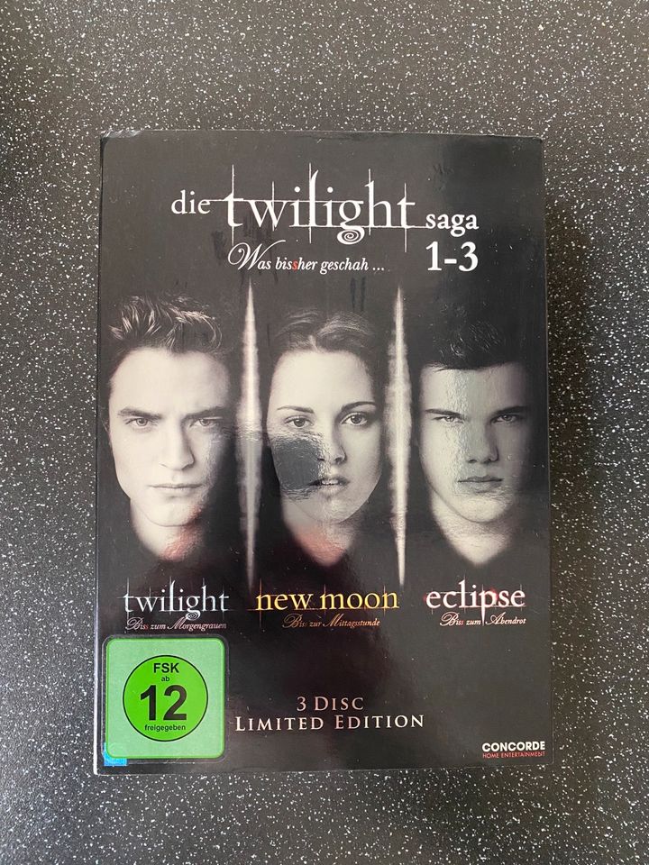 DVD: die Twilight Saga 1-3 (twilight, new moon und eclipse) in Hamburg