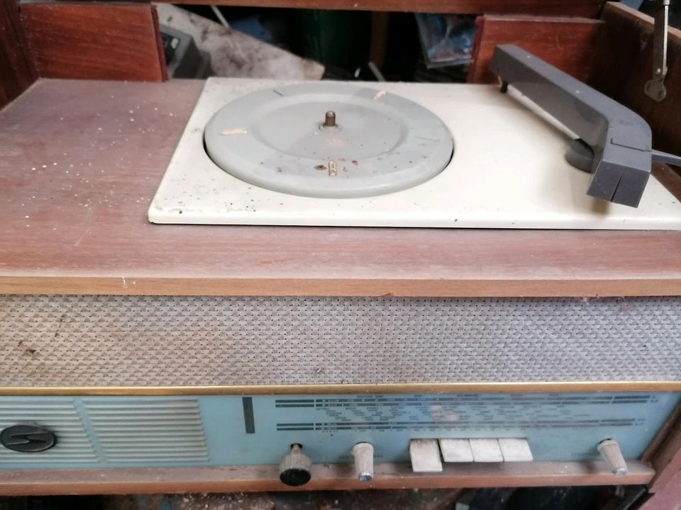 Radio mit Schallplatten Spieler in Boizenburg/Elbe