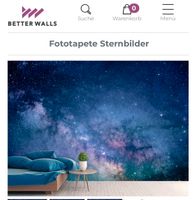 Fototapete Sternbilder 2,50m x 2,50m von Better Walls Nordrhein-Westfalen - Lüdenscheid Vorschau