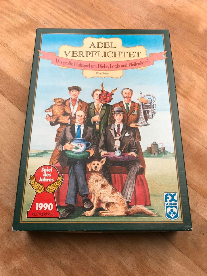 SPIEL - Adel verpflichtet - Spiel des Jahres 1990 - WIE NEU in Neuhausen