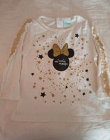 Langarmshirt weiß/gold minnie mouse Größe 6 Monate Baden-Württemberg - Illingen Vorschau