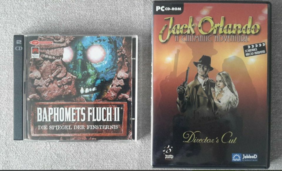 PC Spiele Baphomets Fluch 2 + Jack Orlando Directors Cut wie neu in Gütersloh