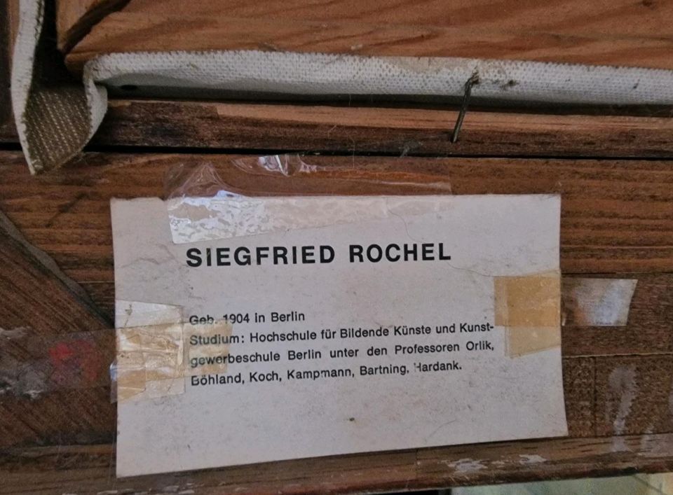 Bild des Künstlers Siegfried Rochel in Husum