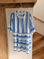 Schönes Sommerkleid Tunkika blau weiß türkis S M L XL Italien Bayern - Amberg Vorschau