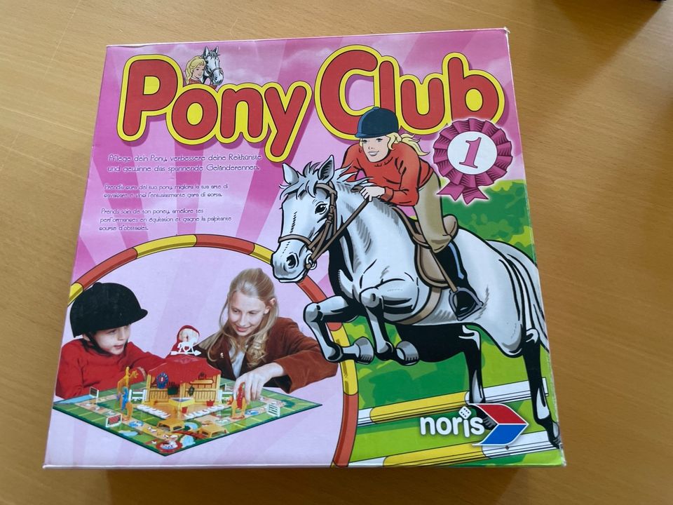 Pony Club Gesellschaftsspiel Brettspiel in Perl