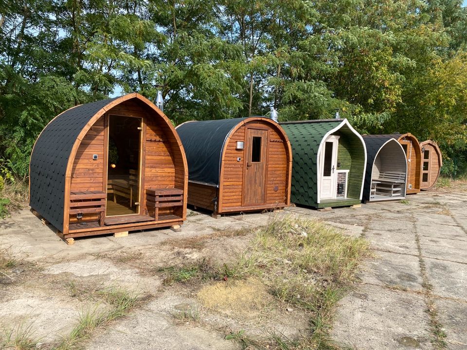 IGLU SAUNA 3m +Panoramafenster mit Holzofen in Luckenwalde