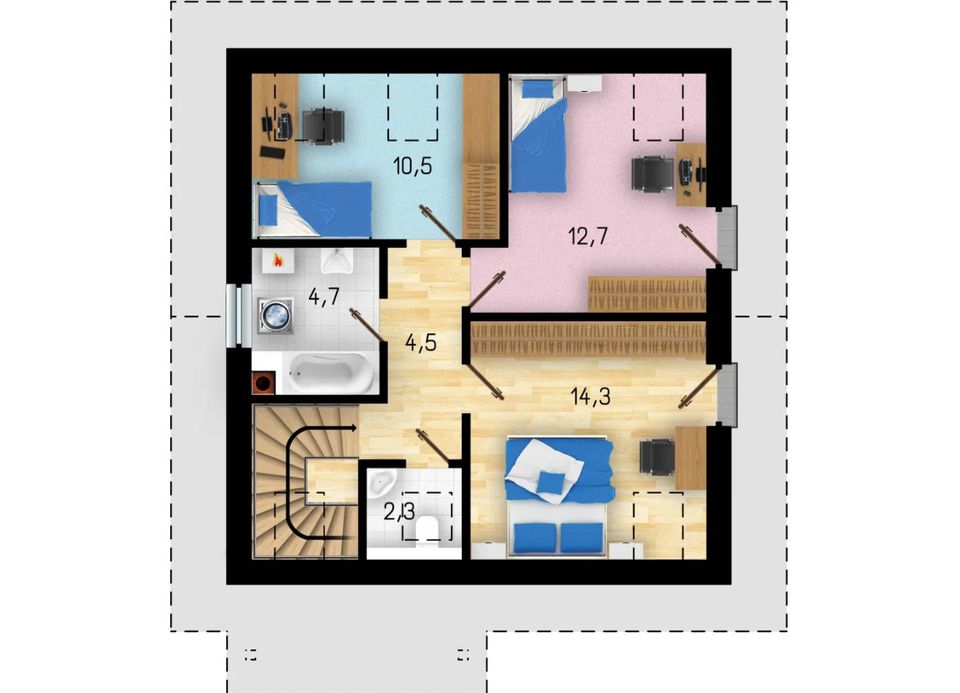 JETZT von staatlicher Förderung profitieren! Neubau-EFH in Edelstetten (Neuburg an der Kammel) ab 749,- € im Monat (inkl. Notar-, Grunderwerbsteuer, Zinsen- und Tilgung) in Neuburg a.d. Kammel