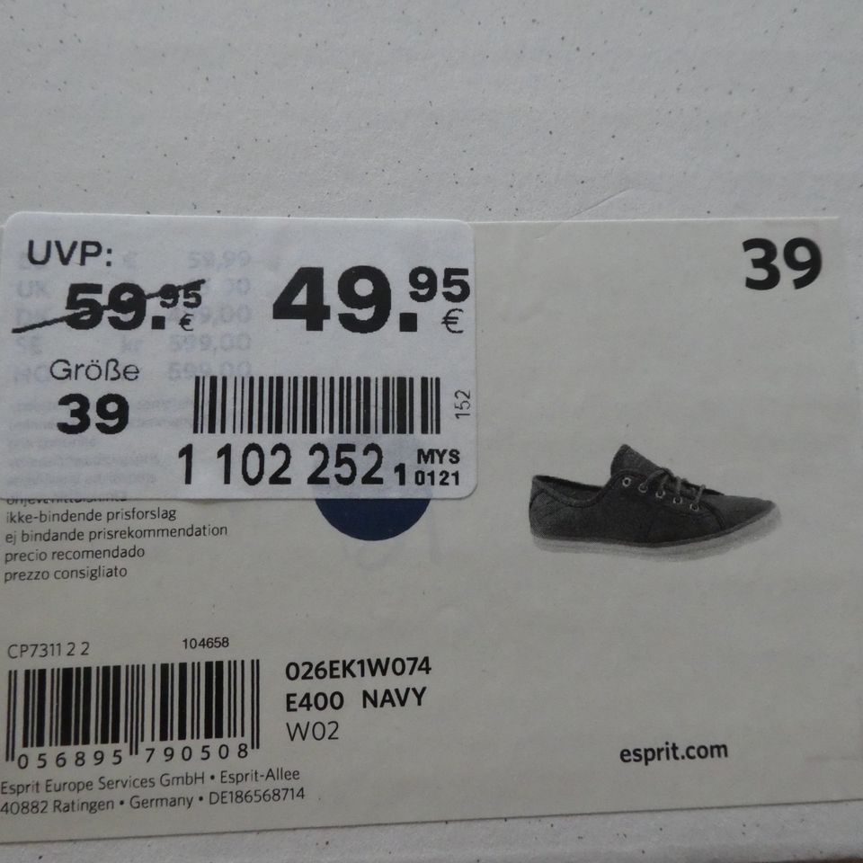 Schuhe von Esprit Grösse 39 Neu in Föhren bei Trier