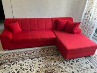 Ecke Sofa rot und sehr bequem ohne Schlaffunktion Essen - Altenessen Vorschau