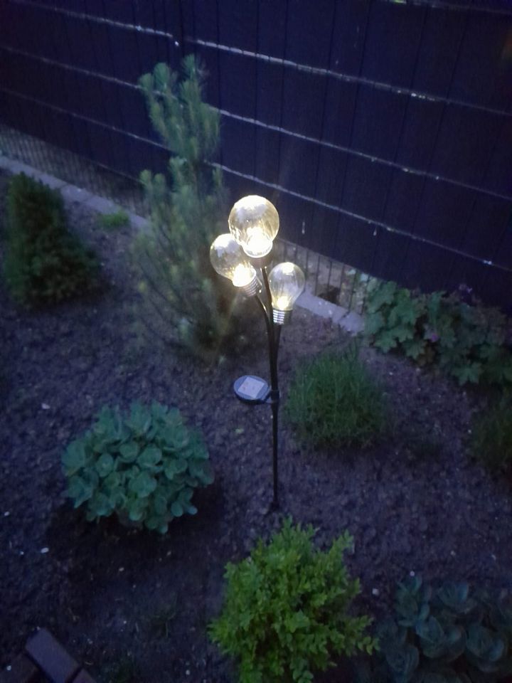Garten-Stableuchte „Glühbirnen“ in Borken