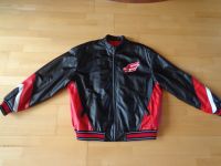 NHL Lederjacke XL-XXL dickes weiches Leder schwarz-rot wie NEU! Nordrhein-Westfalen - Düren Vorschau