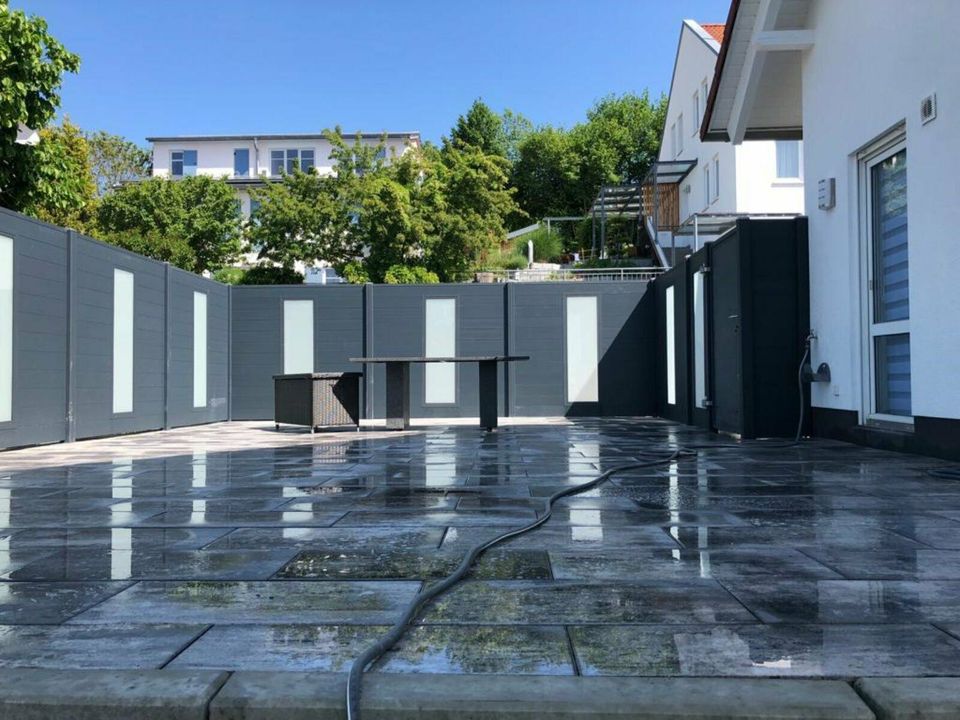 Aluminium Sichschutz Zaun Zaunelemente auf Maß Gartentor Aluzaun in Grevenbroich