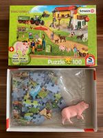 Schleich Puzzle, NEU mit Schleichfigur (Schwein) Baden-Württemberg - Ochsenhausen Vorschau