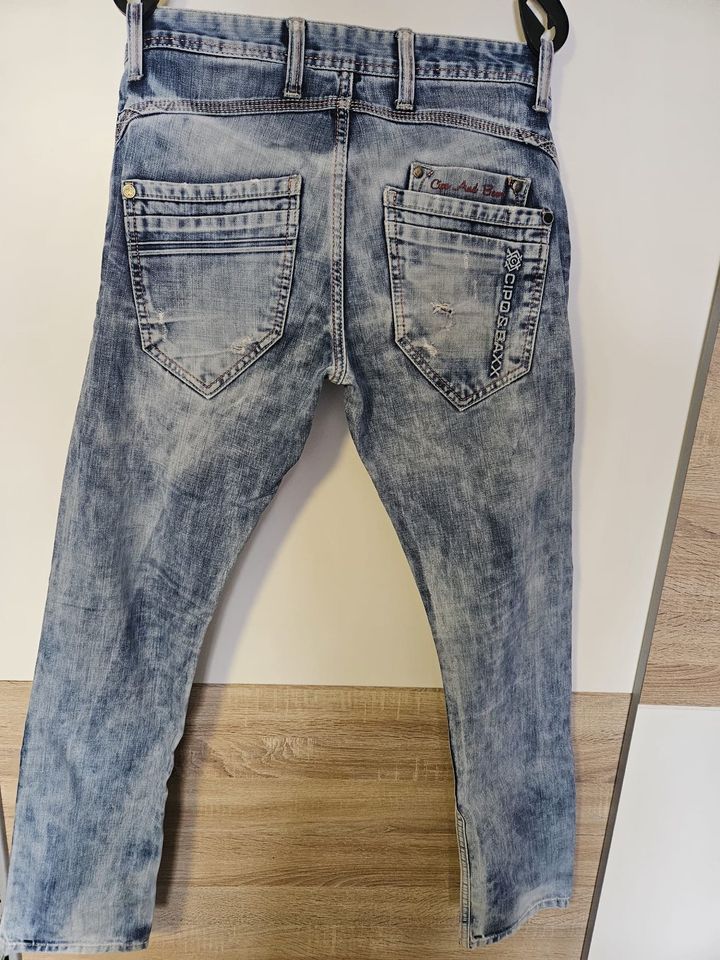 Cipo and Baxx Jeans blau ausgewaschen W:29 L:32 in Roßwein