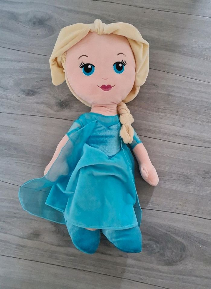 Disney Elsa Stoffpuppe 56cm - unbespielt - Neu in Nalbach