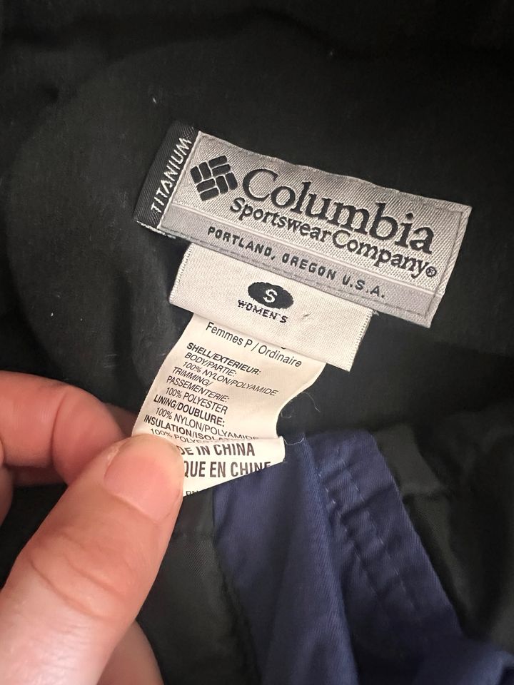 Blaue Columbia Skihose in gr.s in Neustadt am Rübenberge