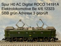 Spur H0 AC Digital ROCO 14191A E-Lok Be 4/6 12323 SBB grün Kreis Pinneberg - Borstel-Hohenraden Vorschau