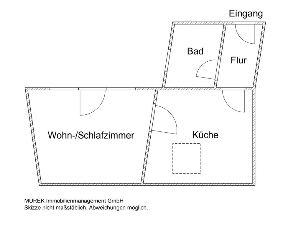 Modern und Zentrumsnah: 2-Zimmer-Wohnung mit schönem Ausblick in Guben