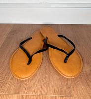 Sandalen Schuhe Damen Flip Flops Sommer schwarz Größe 40 Thüringen - Greiz Vorschau