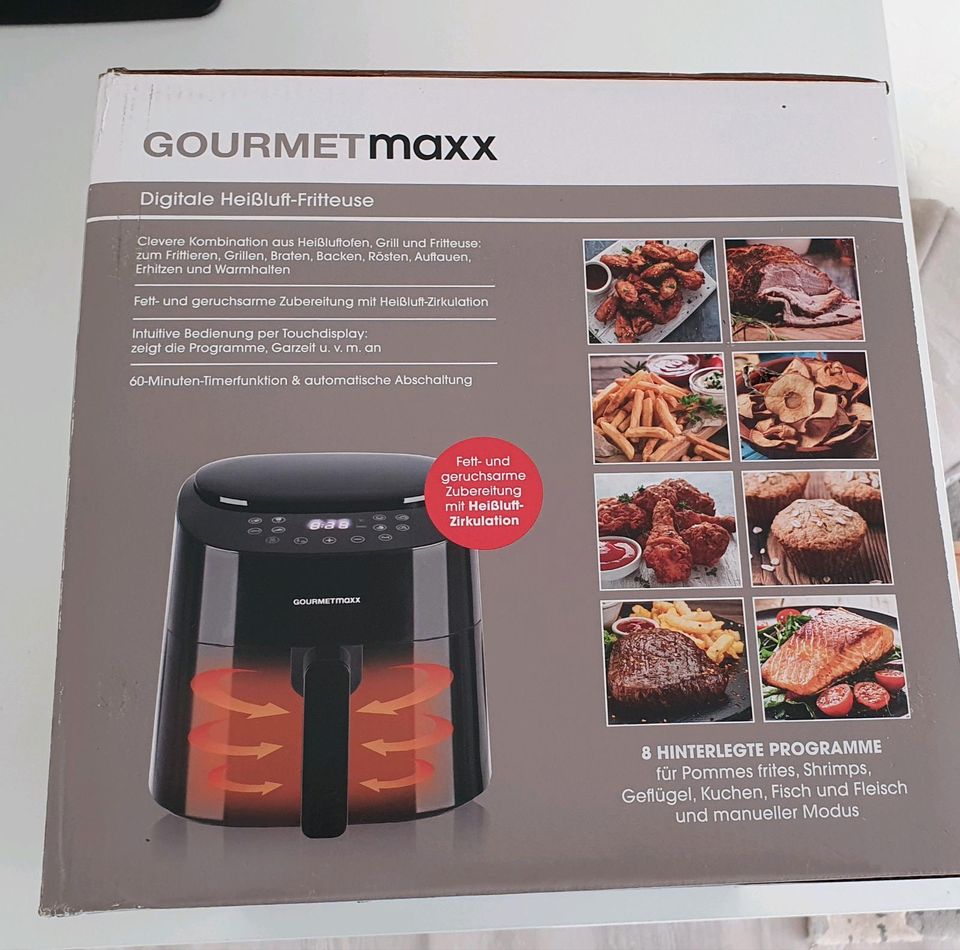 GOURMETmaxx Heißluftfritteuse Digital 4,5l, 1400,00 W, in Stuttgart