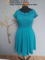 Türkises Kleid mit Spitze in Gr.44 Nordrhein-Westfalen - Voerde (Niederrhein) Vorschau