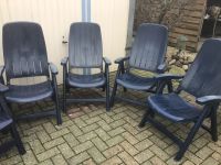 4x Blaue Gartenstühle zusammen 80€ Niedersachsen - Lastrup Vorschau