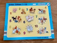 Einlegepuzzle mit Grifflöchern „Erstes Zählen 1-10“ vollständig Nordrhein-Westfalen - Bergneustadt Vorschau